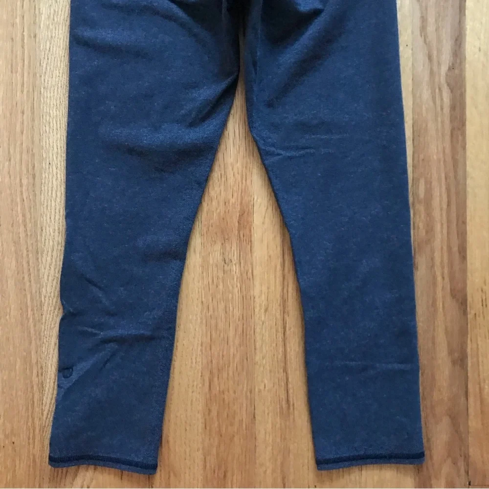 Lululemon Wunder Under Practice Cotton Roll Down Practice Cotton Heather Black 6